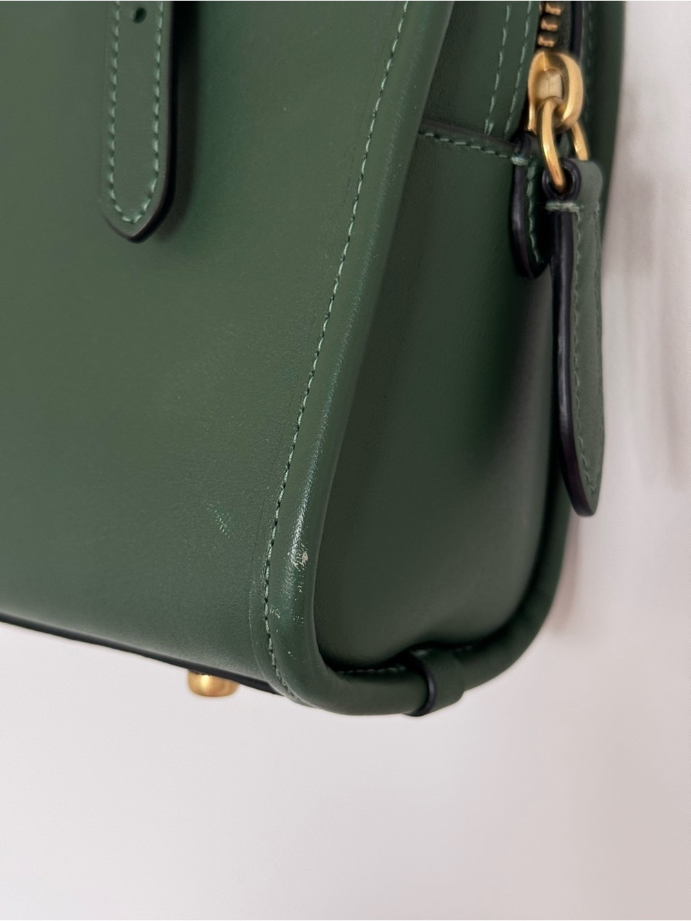 Coach Hunter Green Swing Zip Shoulder Bag - Picture 7 of 7